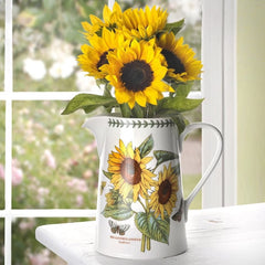 Portmeirion Botanic Garden Bella Jug with Sunflower Motif 3 Pint