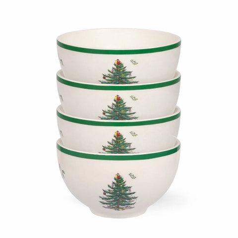 Spode Christmas Tree Small Bowl 15cm, Set of 4