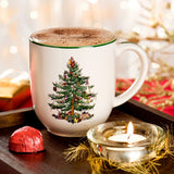 Spode Christmas Tree Cafe Mug, Set of 4
