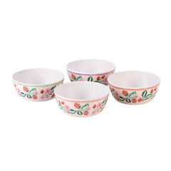 Cath Kidston Raspberry Melamine Cereal Bowl, Set of 4