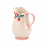 Cath Kidston Raspberry Ceramic Pitcher Jug/Vase - Cook N Dine