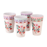 Cath Kidston Raspberry Melamine Tumbler, Set of 4 - Cook N Dine