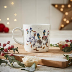 Royal Worcester Wrendale Designs Duck the Halls Mug (Ducks)