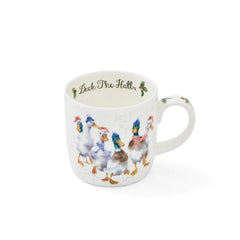 Royal Worcester Wrendale Designs Duck the Halls Mug (Ducks)
