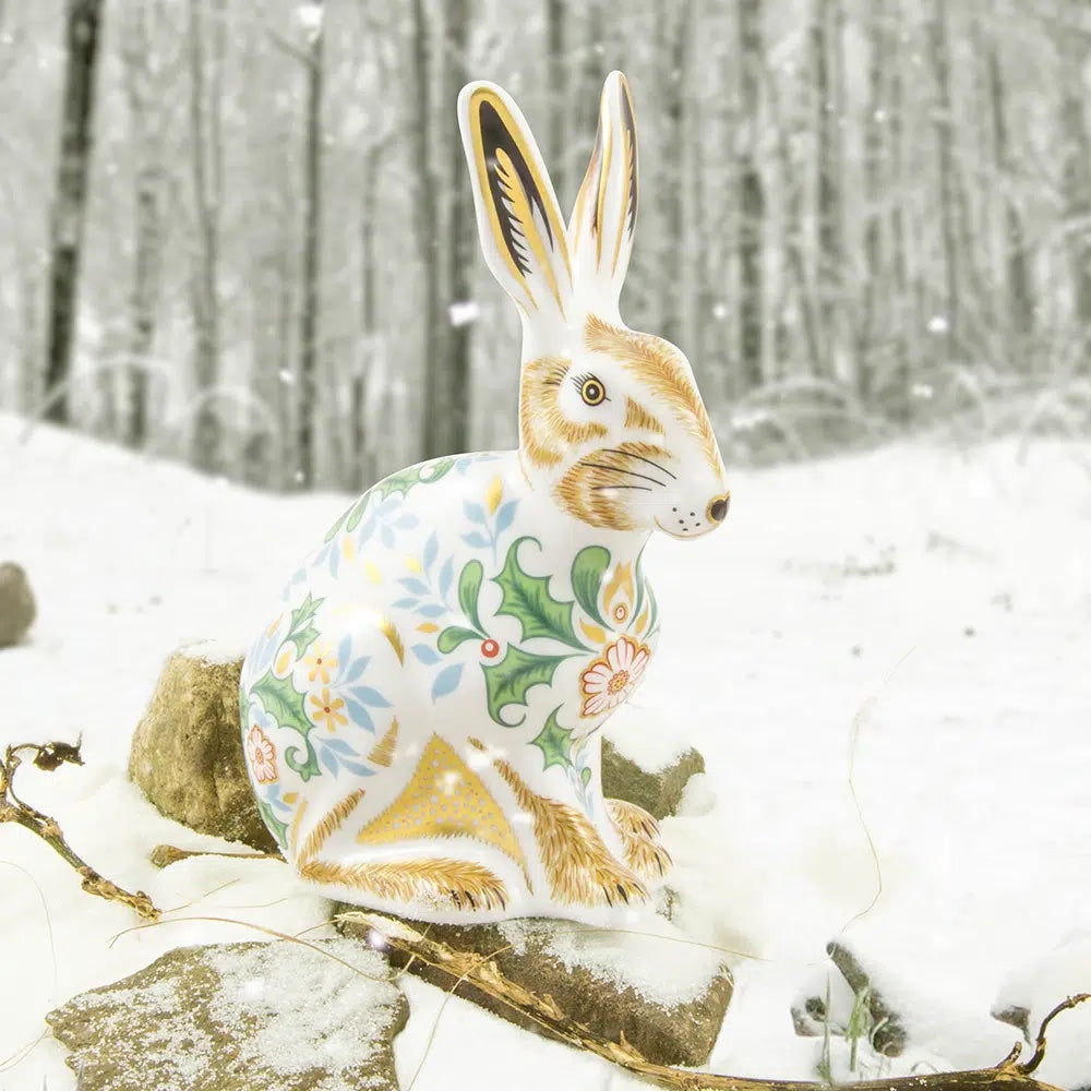 Royal Crown Derby Winter Hare Paperweight – Cook n Dine