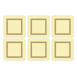 Pimpernel Classic Cream Coasters Set of 6 - Cook N Dine