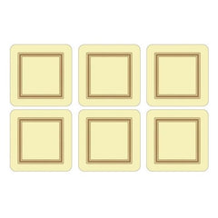 Pimpernel Classic Cream Coasters Set of 6