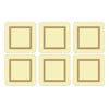 Pimpernel Classic Cream Coasters Set of 6