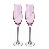 Dartington Ruby Flute, Set of 2