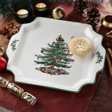 Spode Christmas Tree Square Handled Platter - Cook N Dine