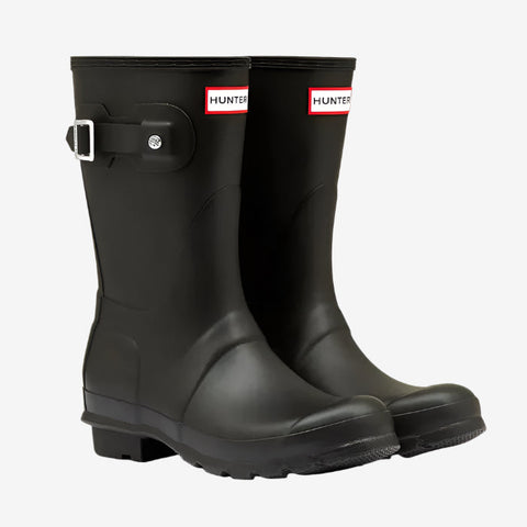 Hunter Women's Original Short Wellington Boots in Black