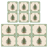 Pimpernel for Spode Christmas Tree Placemats & Coasters Set of 12 - Cook N Dine