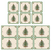Pimpernel for Spode Christmas Tree Placemats & Coasters Set of 12