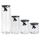 Alessi Gianni Glass Box in Black 140cl