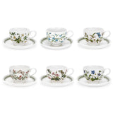 Portmeirion Botanic Garden Breakfast Cup & Saucer (Traditional Shape) with New Motifs
