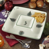 Spode Christmas Tree Chip and Dip All in One - Cook N Dine