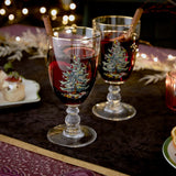 Spode Christmas Tree Goblet 16oz Set of 4 - Cook N Dine