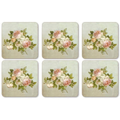 Pimpernel Antique Roses Coasters Set of 6
