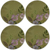 Pimpernel Autumn Green Round Placemats Set of 4
