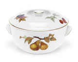 Royal Worcester Evesham Gold Round Covered Deep Dish - Cook N Dine
