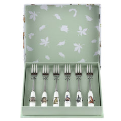 Royal Worcester Wrendale Designs Pastry Forks Set of 6