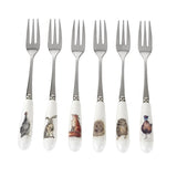 Royal Worcester Wrendale Designs Pastry Forks Set of 6 - Cook N Dine