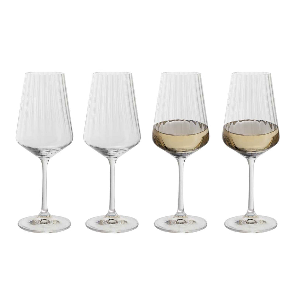 Dartington Cheers! Optic White Wine, Set of 4 – Cook n Dine