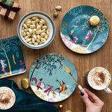 Portmeirion Sara Miller Woodland Tales Candy Bowl - Rabbit Sleigh