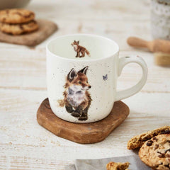 Royal Worcester Wrendale Designs Born to be Wild Fox Mug