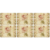 Pimpernel Antique Rose Linen Placemats Set of 6 - Cook N Dine