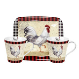 Pimpernel Country Touch Mug and Tray Set - Cook N Dine