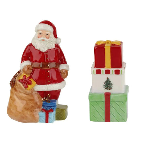 Spode Christmas Tree Santa Salt & Pepper
