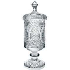 Waterford Crystal Mastercraft Seahorse Lidded Jar