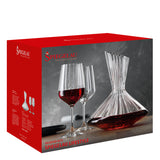 Spiegelau Lifestyle Decanter Set of 3 - 2 Red Wine Glasses, 1 Decanter 0.75 l - Cook N Dine