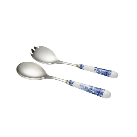 Spode Blue Italian Salad Servers (pair)