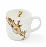Royal Worcester Wrendale Designs First Kiss (Giraffe) Mug - Cook N Dine