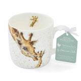 Royal Worcester Wrendale Designs First Kiss (Giraffe) Mug - Cook N Dine
