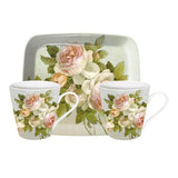 Pimpernel Antique Rose Mug and Tray Set - Cook N Dine