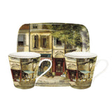 Pimpernel Parisian Scenes Mug and Tray Set - Cook N Dine