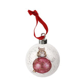 Royal Worcester Wrendale Designs Bauble - Not a Creature was Stirring (Mouse) - Cook N Dine