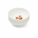 Royal Worcester Wrendale Designs Cereal Bowl (Squirrel) Set of 4 - Cook N Dine