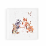 Royal Worcester Wrendale Designs Square Plate (Woodland Party) - Cook N Dine