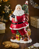 Spode Christmas Tree Figural Santa with Tree Cookie Jar - Cook N Dine