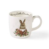 Royal Worcester Wrendale Designs Merry Little Christmas (Bunny) Mug - Cook N Dine