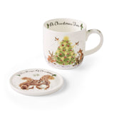 Royal Worcester Wrendale Designs Christmas Tree Mug & Coaster - Cook N Dine