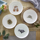 Royal Worcester Wrendale Designs Cereal Bowl (Badger, Hedgehog, Fox, Owl) Set of 4 - Cook N Dine