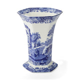 Spode Blue Italian Hexagonal Vase - Cook N Dine