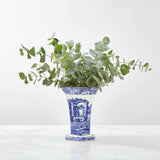 Spode Blue Italian Hexagonal Vase - Cook N Dine