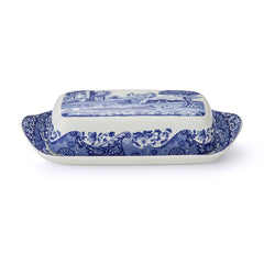 Spode Blue Italian Butter Dish