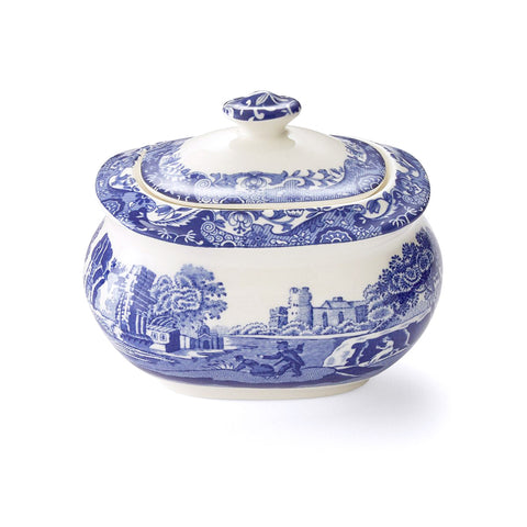 Spode Blue Italian Sugar Box